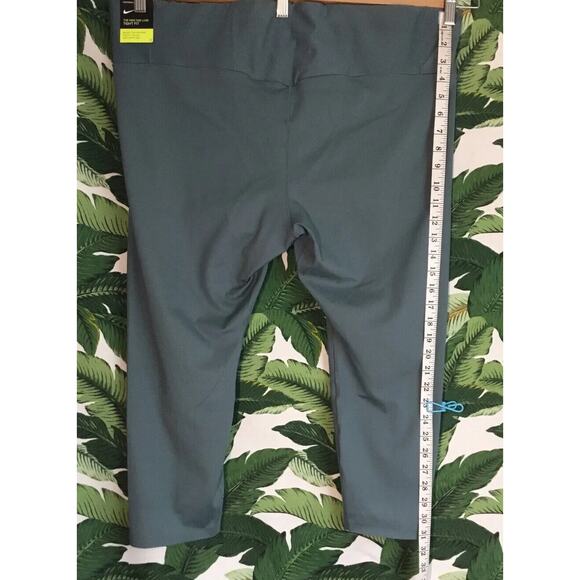 Nike One Tight Performance Leggings, Color Blue Green, Women Plus Size 3X - Picture 3 of 13